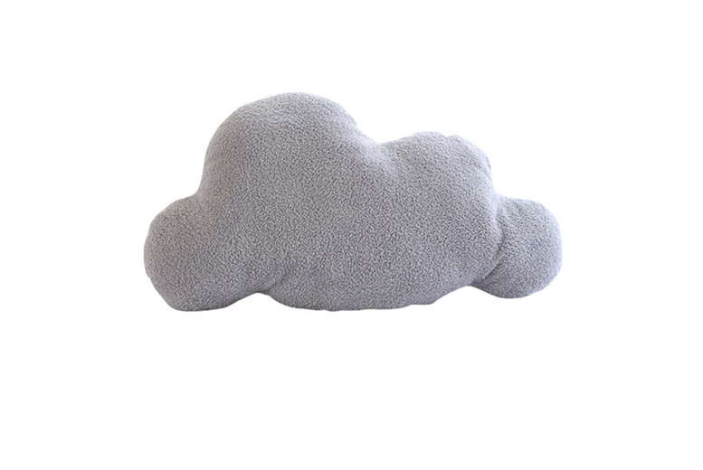 Plush Cloud-Shaped Throw Pillows – Ultra-Soft PP Cotton, Decorative, Gift-Ready, 3 Sizes, 2 Colours | Wowcher