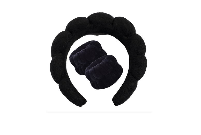 Bubble Spa Hair Care Headband & Wristband Set – For All Hair Types | Wowcher