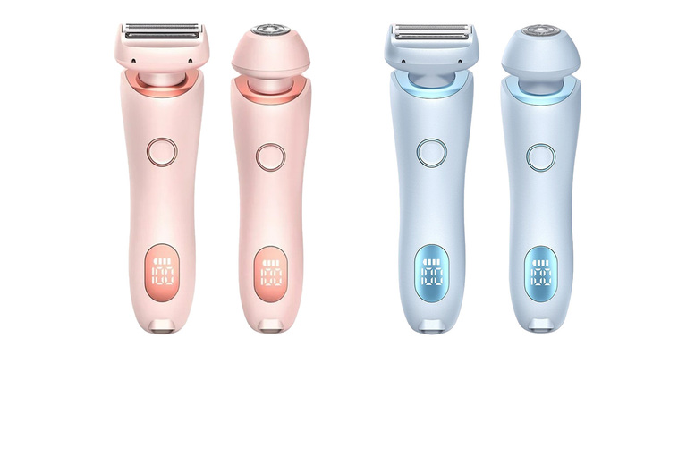 Women’s 2-in-1 Electric Lady Shaver – Wet & Dry, Cordless, Sensitive Skin, Face & Body | Wowcher