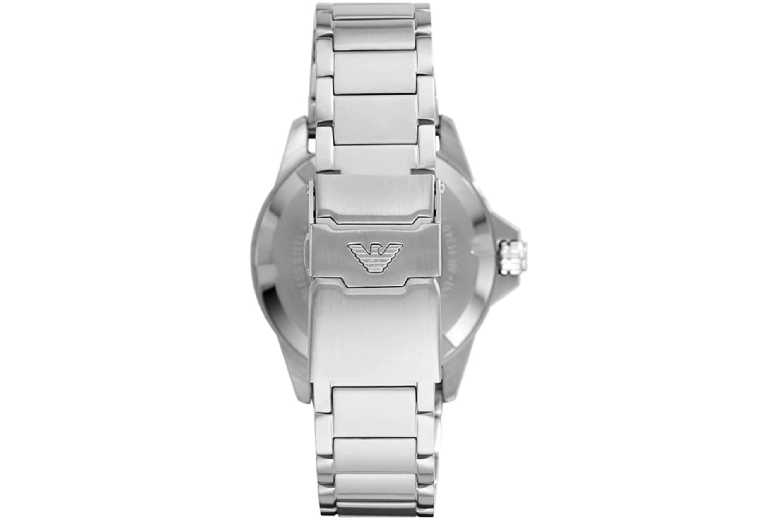 Emporio Armani AR11338 Men’s Quartz Stainless Steel Watch – 42mm Water-Resistant Green Dial | Wowcher