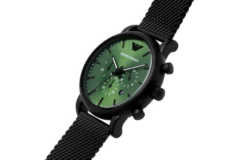 Emporio Armani AR11470 Luigi Men’s Luxury Stainless Steel Watch | Wowcher