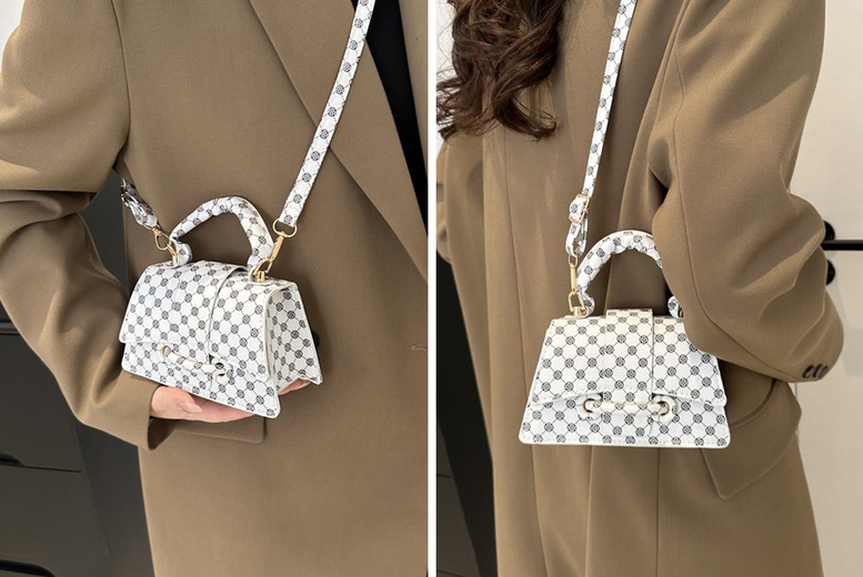 Unisex WHITE: A Hacker Project Small Hourglass Bag  by  x Balenciaga | Wowcher