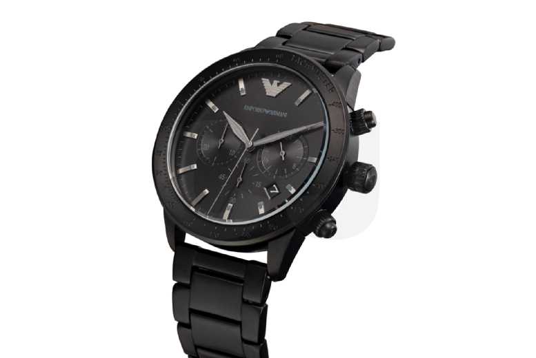 Emporio Armani AR11242 Men’s Chronograph Quartz Watch – 43mm Stainless Steel, Water-Resistant, Classic Style | Wowcher