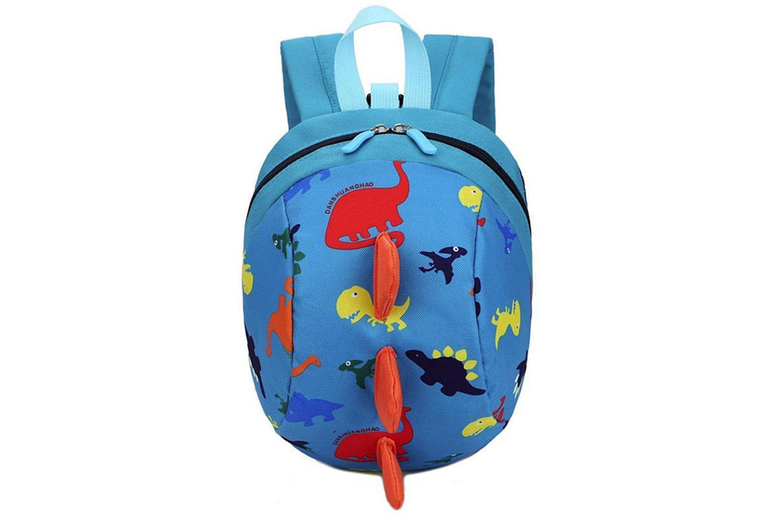 Toddler Safety Harness School Backpack - Durable Oxford Cloth, Adjustable Straps, 20L, Rein & Machine Washable | Wowcher