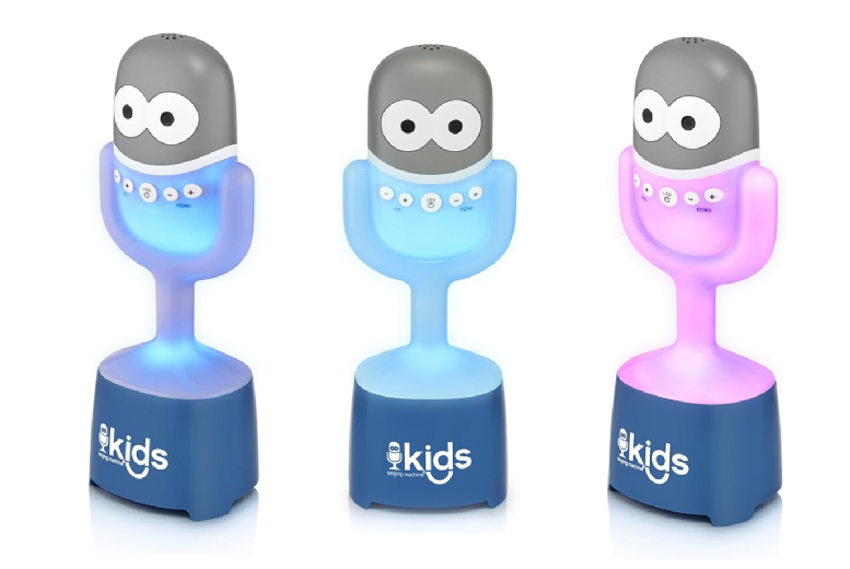 Children’s Wireless Bluetooth Karaoke Microphone with LED Lights – Rugged, Rechargeable, Portable Audio Toy | Wowcher