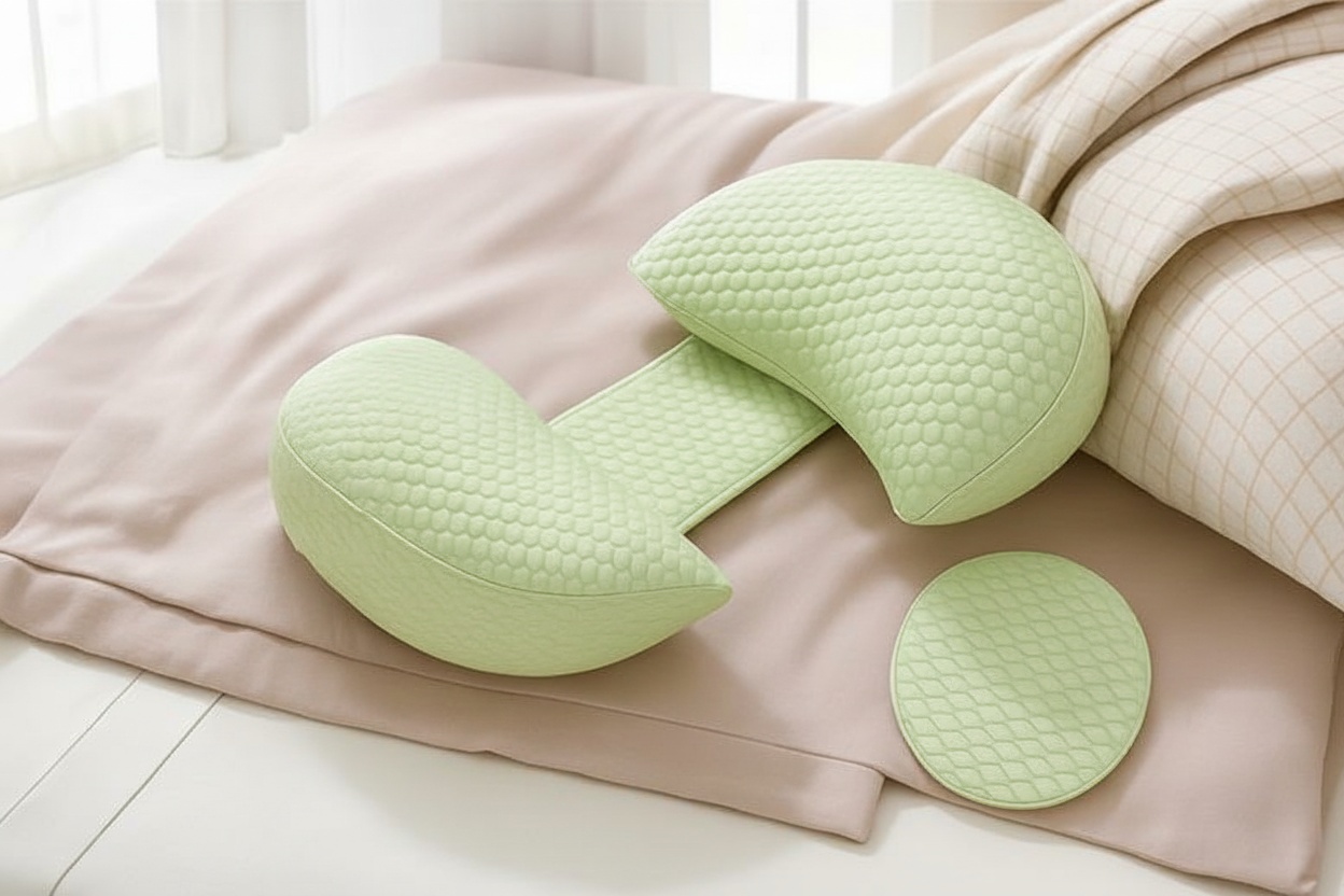 U-Shape Maternity Pregnancy Pillow - Super Soft, Adjustable, Machine Washable, 3 Colour Options | Wowcher