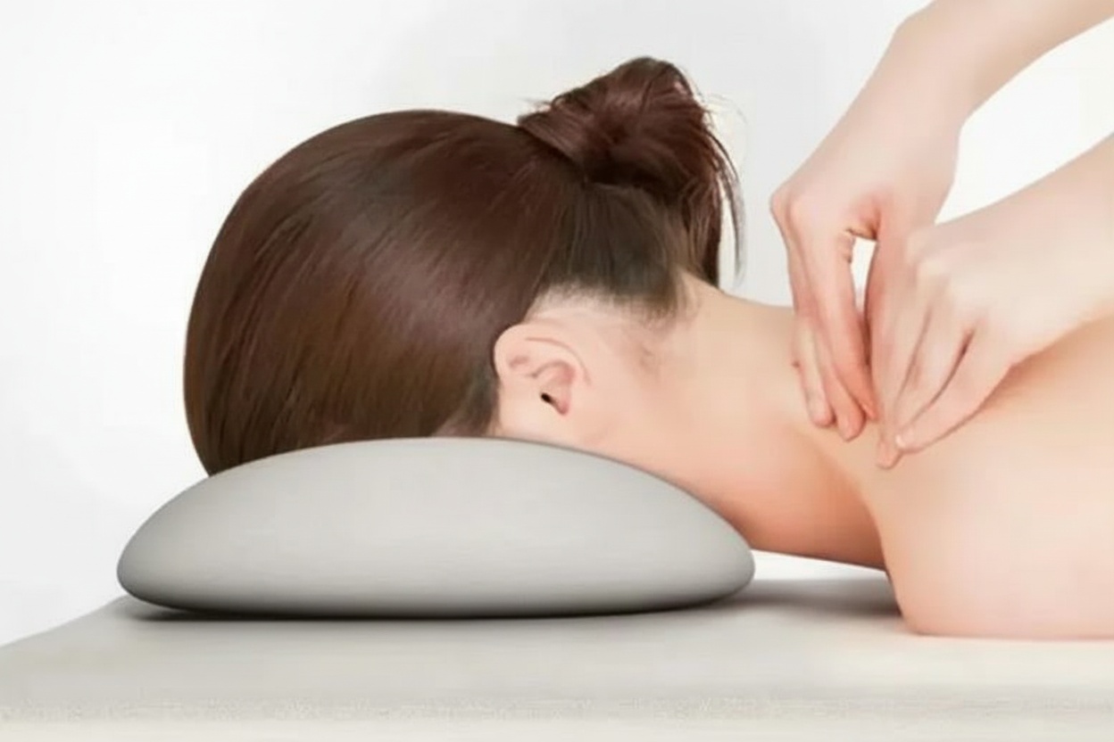 Ergonomic Memory Foam Massage Pillow | Wowcher