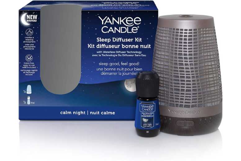 Yankee Candle Sleep Diffuser Kit - Bronze Home Fragrance, Programmable, Modern Design | Wowcher