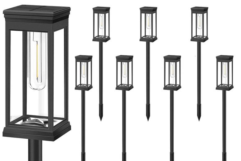 Waterproof Solar LED Pathway Lights – 3 Pack | Wowcher