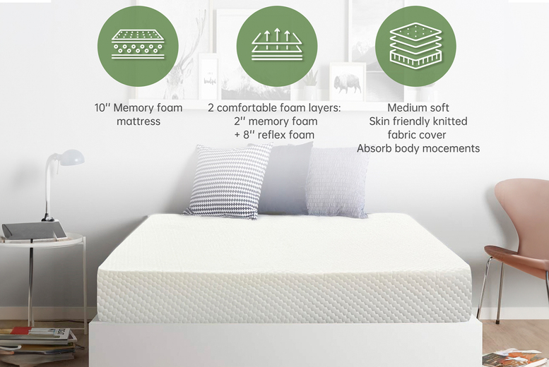 Orthopaedic Reflex Memory Foam Mattress in 3 Sizes | Wowcher Orthopaedic Reflex Memory Foam Mattress in 3 Sizes | Wowcher
