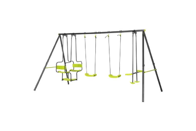 Outsunny Outdoor Metal Swing Set for Kids (Ages 3-8) – Multi-Play, Durable, Garden Fun | Wowcher Outsunny Outdoor Metal Swing Set for Kids (Ages 3-8) – Multi-Play, Durable, Garden Fun | Wowcher