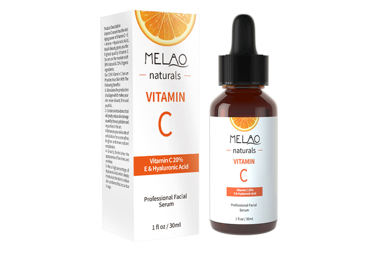 Vitamin C Brightening & Anti-Ageing Face Serum with Hyaluronic Acid – For All Skin Types | Wowcher