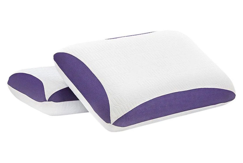 REM-Fit 400 Hypoallergenic Memory Foam Crumbed Pillow – Cooling, Machine Washable, Contoured Support | Wowcher