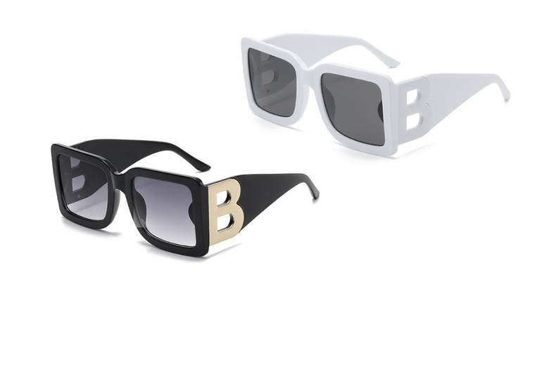 Unisex White Designer   Sunglasses – 2 Colours | Wowcher