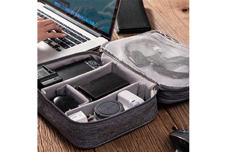 Stylish Electronic Accessories Storage Case | Wowcher