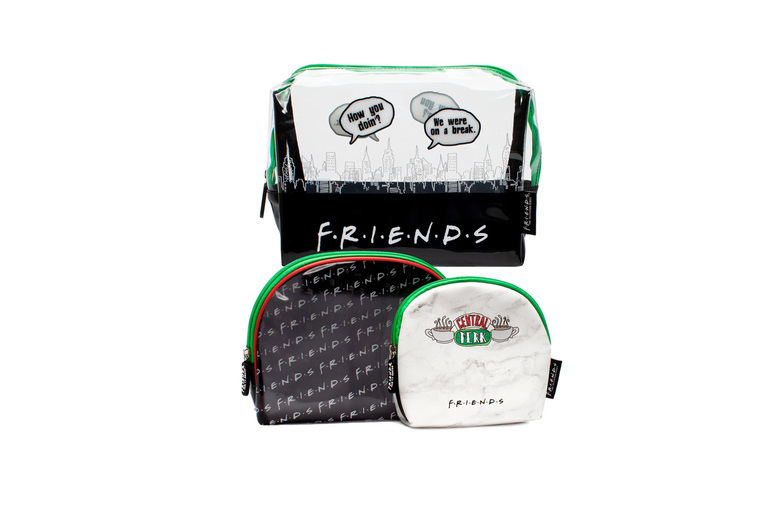 Friends Logo Makeup Bag Set – 3-Piece Organiser, Official TV Show Merchandise | Wowcher Friends Logo Makeup Bag Set – 3-Piece Organiser, Official TV Show Merchandise | Wowcher