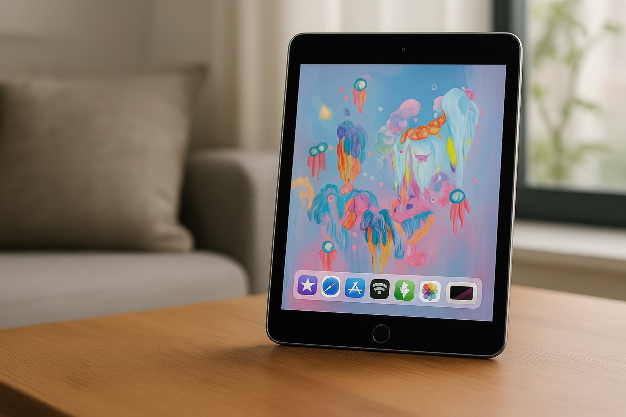 PRICE DROP! Apple iPad 6th Gen Tablet - High Performance, Portable, 9.7-inch Retina Display, A10 Fusion | Wowcher