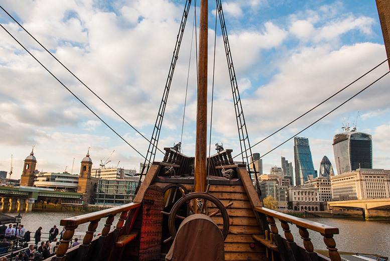 £3 for a child’s self-guided tour (£3.50 guided), £4 for an adult self-guided, (£4.50 guided) or £11.50 for a family (£13 guided) at The Golden Hinde - save up to 33%