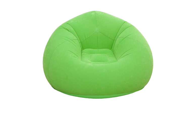 Inflatable Flocking PVC Bean Bag Chair – Ergonomic, Portable, 200kg Capacity, 5 Colours | Wowcher