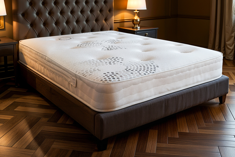 1500 Pocket Sprung Latex Hybrid Mattress – Pressure Relief & Support, 6 Sizes | Wowcher