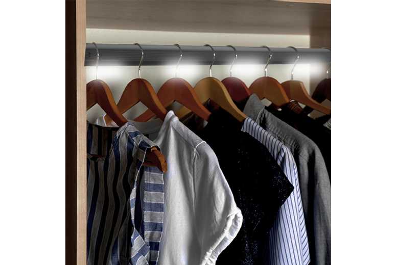 JOCCA Motion Sensor LED Light Bar – Wireless, Energy Efficient, 40cm Modern Wardrobe & Closet Lighting | Wowcher