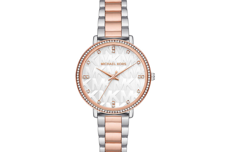 PRICE DROP! Michael Kors MK4667 Ladies Quartz Watch - Crystal Bezel, Stainless Steel, Water-Resistant | Wowcher