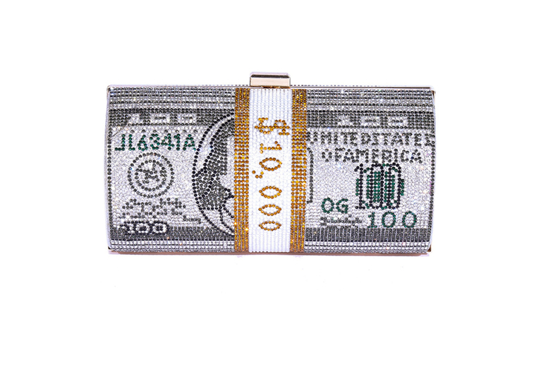 Black Women’s Shimmering Evening Clutch Bag – Statement Purse with Dollar Pattern, Multiple Colours & Shapes | Wowcher Black Women’s Shimmering Evening Clutch Bag – Statement Purse with Dollar Pattern, Multiple Colours & Shapes | Wowcher