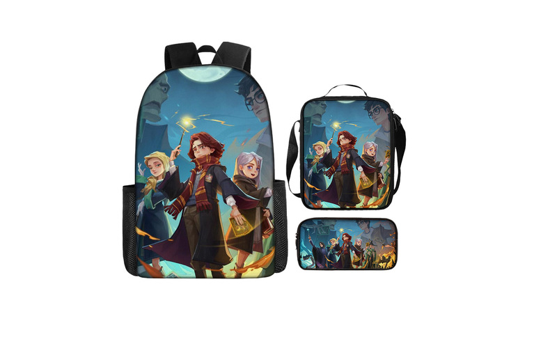 Durable Polyester School Backpack Set – Spacious, Water-Resistant, 9 Movie- Styles | Wowcher