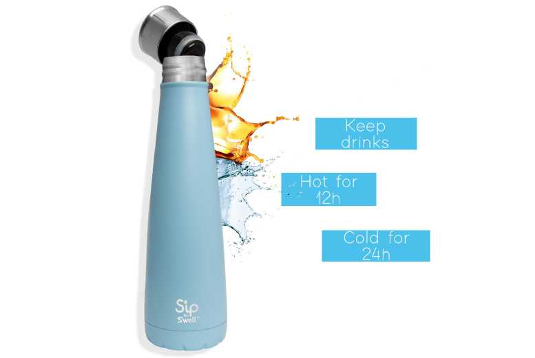 Stainless Steel Insulated Water Bottle – 450ml Leakproof, BPA-Free, Thermal Tableware | Wowcher