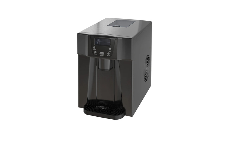 Ice Maker & 3L Water Dispenser – Compact, Fast Ice Production, Sleek Black Kitchen Appliance | Wowcher