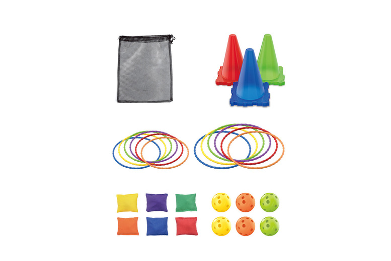 3in1 Classic Outdoor Garden Games Set for Kids – Bean Bags, Hoops & Balls, Ages 4+ | Wowcher