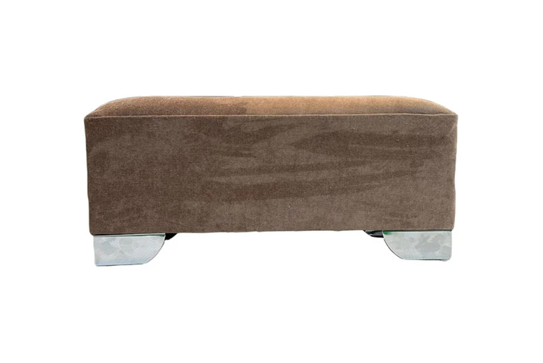 Nepal Fabric Rectangle Ottoman Footstool | Wowcher Nepal Fabric Rectangle Ottoman Footstool | Wowcher