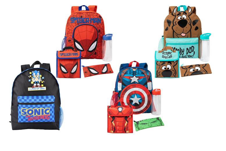 Durable Kids School Backpack Set – 100% Polyester, Ergonomic, Spacious, Multiple Character Styles | Wowcher Durable Kids School Backpack Set – 100% Polyester, Ergonomic, Spacious, Multiple Character Styles | Wowcher