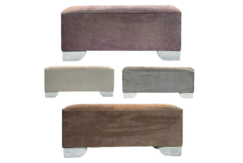 Ottoman Nepal Fabric Rectangular Pouffe Footstool – 4 Colours | Wowcher