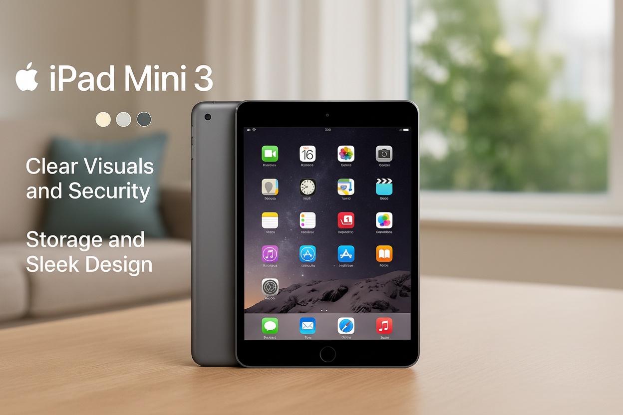PRICE DROP! Apple iPad Mini 3 Tablet - 7.9" Retina Display, A7 Chip, 16GB Storage, Portable High Performance | Wowcher