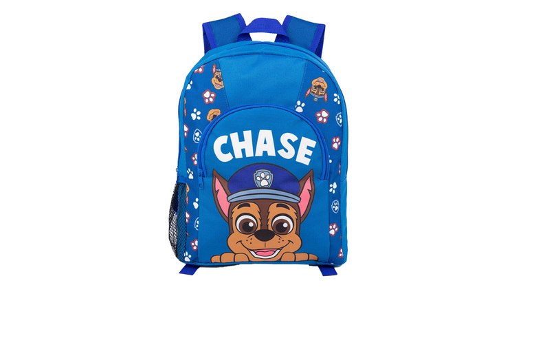 Paw Patrol Blue School Backpack - Durable Polyester, Adjustable Straps, 34.5cm - Kids' School Bag | Wowcher
