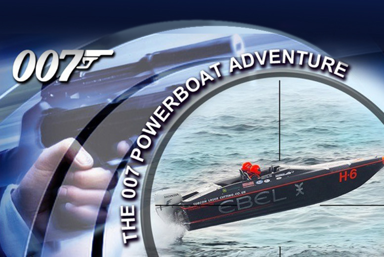 £60 for a 4-hour James Bond-themed powerboating adventure for 1 person, £110 for 2 people or £199 for 4 people with Saber Powersports, Southampton - save up to 70%