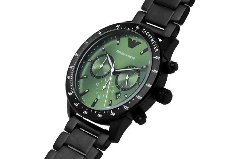Emporio Armani AR11472 Men’s Swiss-Made Chronograph Watch | Wowcher