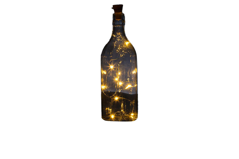 2m LED Bottle Fairy String Light – Decorative Home Accent, 3 Colours, Cork Insert | Wowcher 2m LED Bottle Fairy String Light – Decorative Home Accent, 3 Colours, Cork Insert | Wowcher