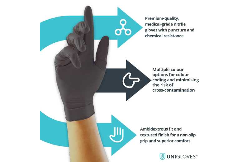 Black Pearl Nitrile Disposable Cleaning Gloves – Box of 100, Chemical Resistant, Latex-Free | Wowcher Black Pearl Nitrile Disposable Cleaning Gloves – Box of 100, Chemical Resistant, Latex-Free | Wowcher