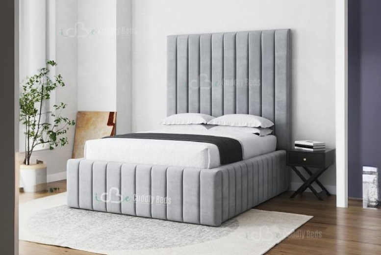 Iris Chic Upholstered Ottoman Storage Bed Frame – Double, King Size – Minimalist Contemporary Bedroom Furniture | Wowcher Iris Chic Upholstered Ottoman Storage Bed Frame – Double, King Size – Minimalist Contemporary Bedroom Furniture | Wowcher