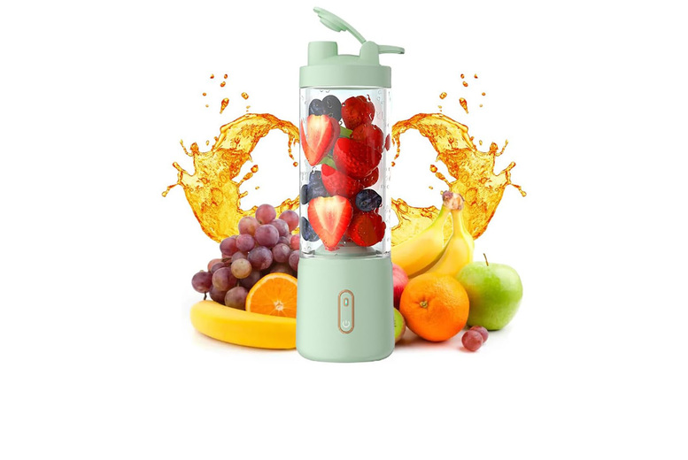 Portable Multi-Blade USB Blender - High-Speed, 500ml, Stainless Steel, Sleek Colours | Wowcher