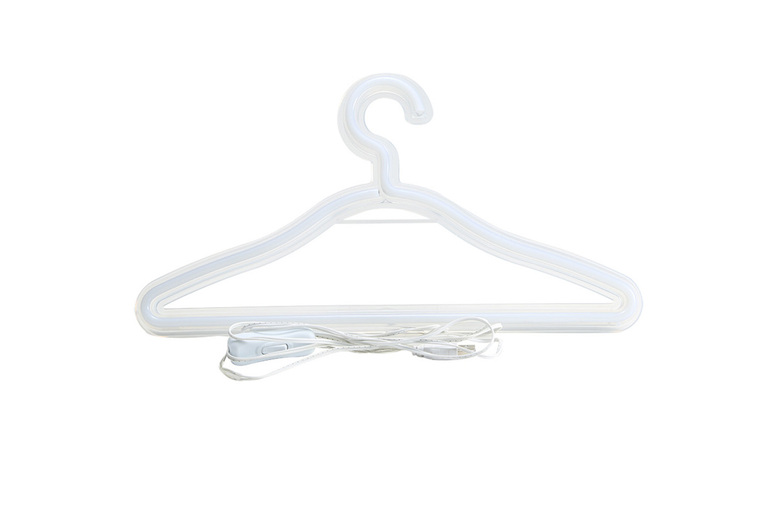 USB-Powered LED Wall Coat Rack – Modern Illuminated Hanger, 100 Lumens, 3 Colour Options | Wowcher