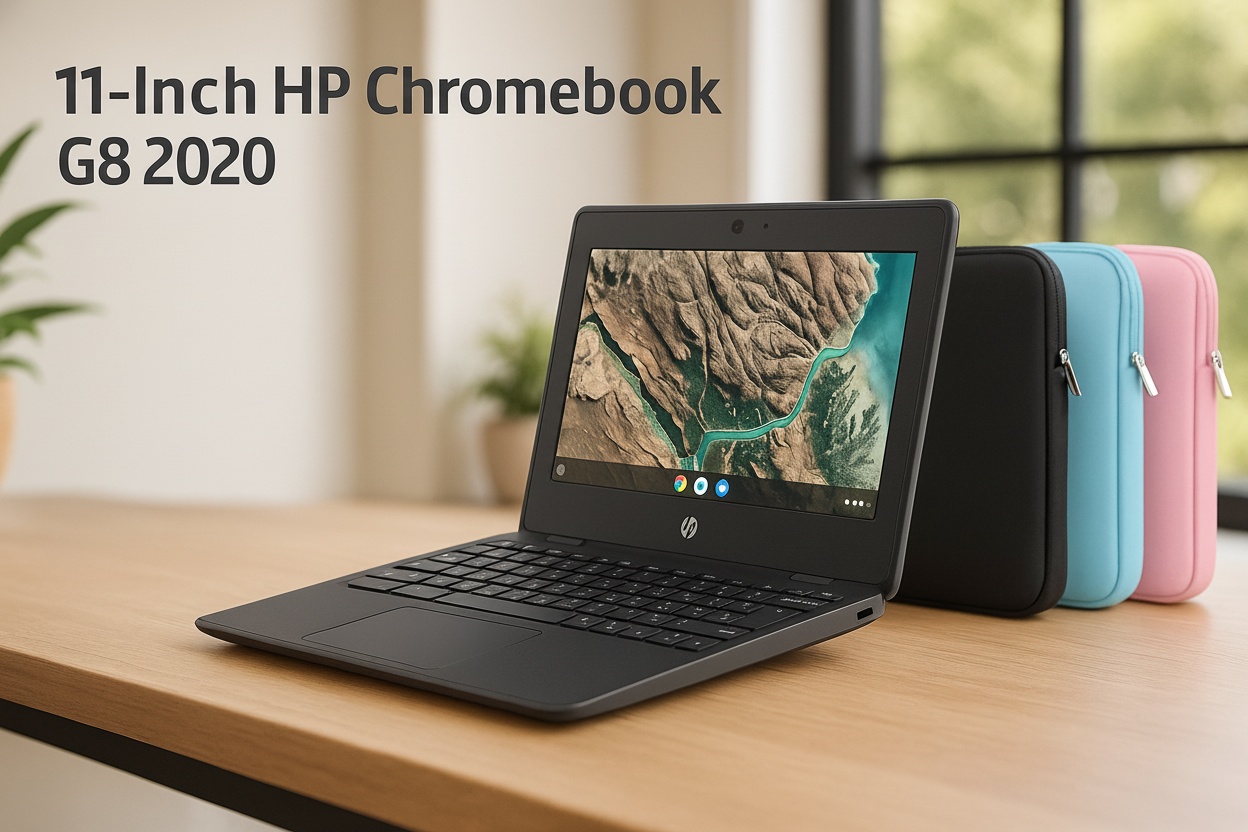 HP Chromebook G8 EE 11-inch Laptop - Portable High Performance, Intel Celeron, 4GB RAM, 16GB eMMC | Wowcher