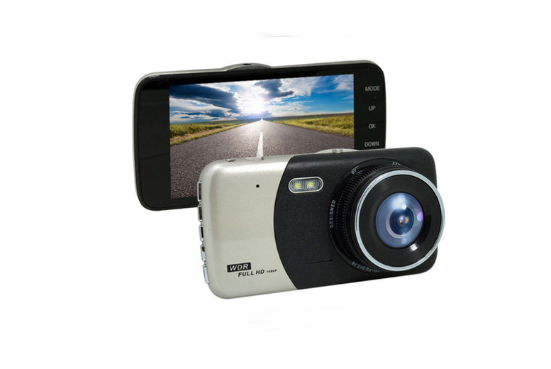 Full HD 1080p Dual Lens Wide Angle Dash Cam Recorder - Car Camera with Night Vision | Wowcher
