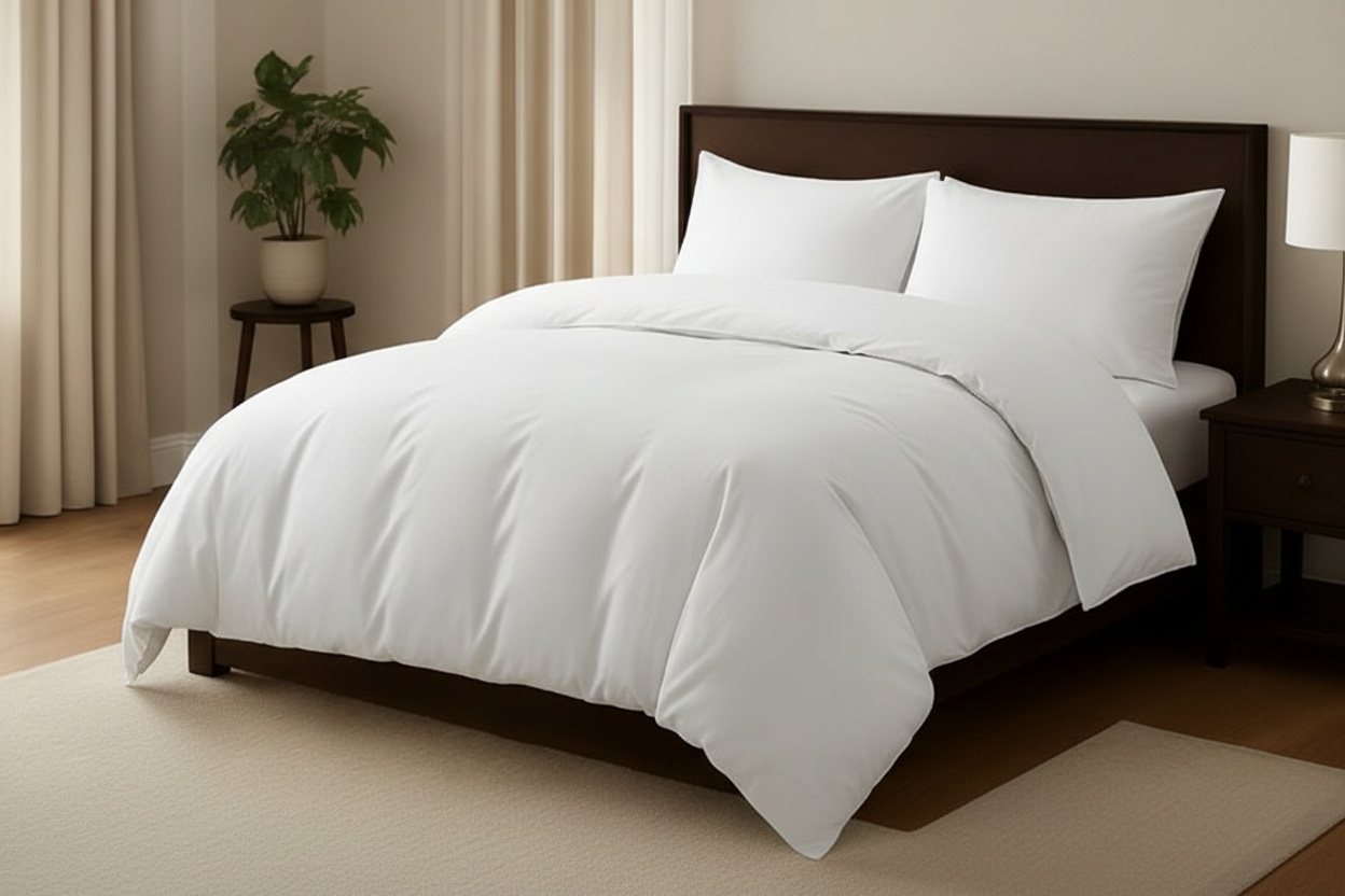 Hypoallergenic Polycotton Duvet - Machine Washable, All Seasons, 4.5-15 Tog, Single to Super King, Anti-Allergy | Wowcher