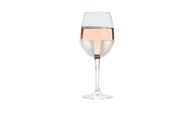 Two-Piece Wall Mounted Wine Glass Holder – Compact, Easy-Clean, Modern Kitchen Accessory | Wowcher