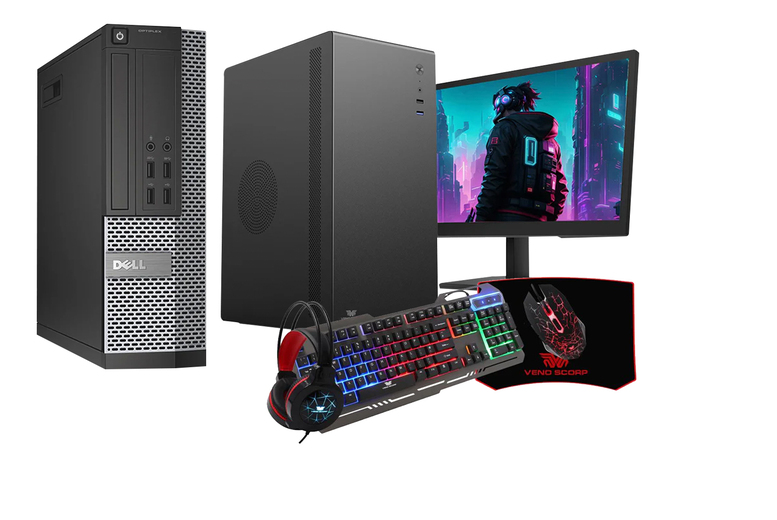 GT 730 Gaming PC Bundle – Intel Core i5, 16GB RAM, 480GB SSD, NVIDIA Graphics, 19″ Monitor, Keyboard & Mouse – eSports Ready | Wowcher