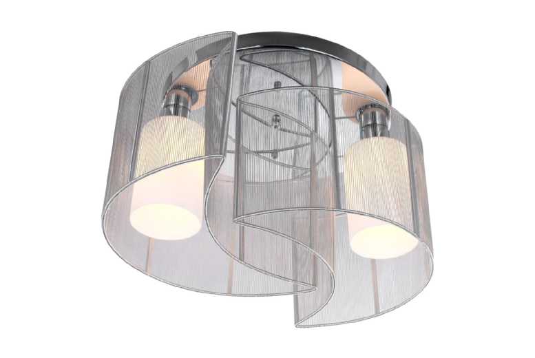 Glamorous 40x25cm Metal Pendant Ceiling Light | Wowcher