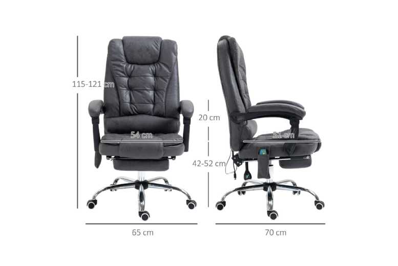 Luxury Heated Massage Executive Office Chair | Wowcher Luxury Heated Massage Executive Office Chair | Wowcher